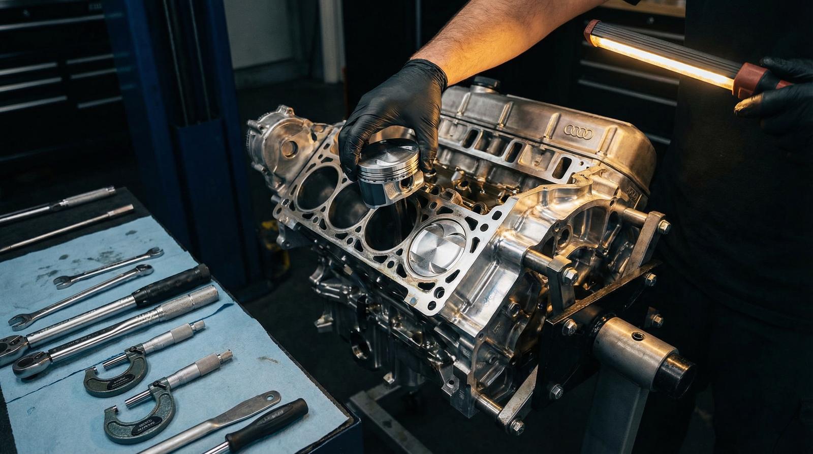 户外露出发动机修车视频